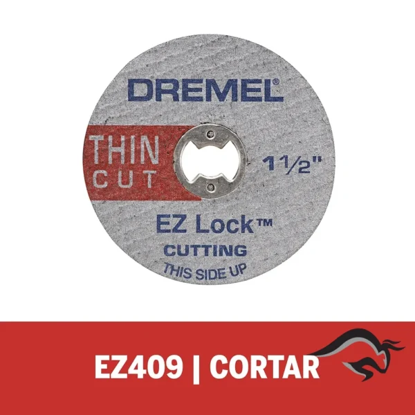 2615.E40.9AC-000-1.webp Kit de discos de corte de metal 38mm Dremel EZ409 2615.E40.9AC-000