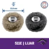 Disco abrasivo pulidor Grano 180, 280 EASY LOCK x 2 Unid Dremel EZ511 2615.E51.1AA-000