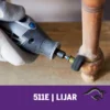 Disco abrasivo pulidor Grano 180, 280 EASY LOCK x 2 Unid Dremel EZ511 2615.E51.1AA-000