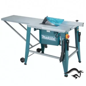 2712-1.webp Sierra de Mesa 12 3/8" (315mm) 2000W Corte en 90° 85mm c/ Ruedas Makita 2712