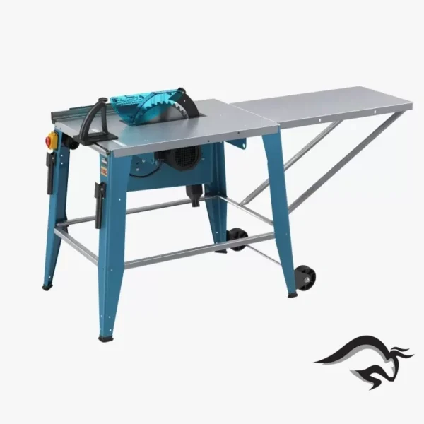 Sierra de Mesa 12 3/8" (315mm) 2000W Corte en 90° 85mm c/ Ruedas Makita 2712