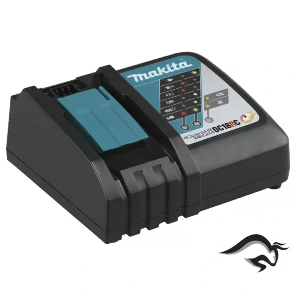 630718-5-1.webp Cargador Óptimo Rápido para Batería de Ion de Litio 18V LXT Makita DC18RC 630718-5
