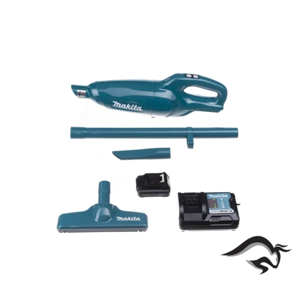 CL108FDWA-2.webp Aspiradora de mano inalambrica 12V CXT 1.2 m³/min 2.0 AH Makita CL108FDWA