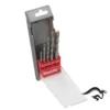 Set de brocas para Concreto 5 Pzs. (4x70, 5x85, 6x110, 8x110, 10x110) Makita D-05175
