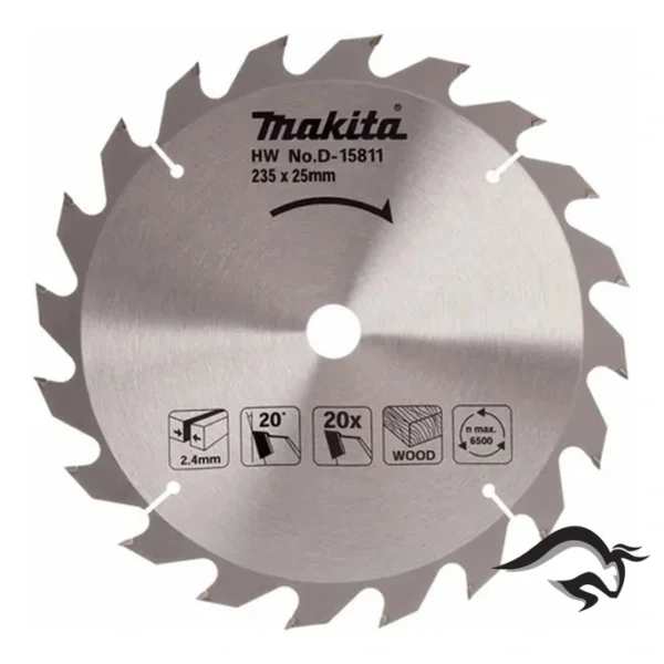 D-15811-2.webp Disco de Sierra Circular para madera 9-1/4" x 0-63/64" 20 D D-15811 Makita