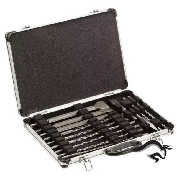 D-19180-2.webp Broca sds Plus y cinceles VARIADOS (17 PZAS) Maletin aluminio D-19180