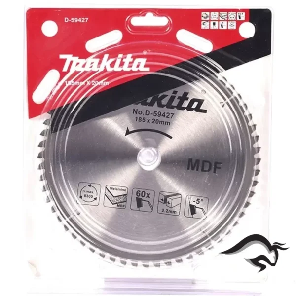 D-59427-2.webp Disco de sierra para melamine (7-1/4x1") (185x25.4mm.) 60D D-59427
