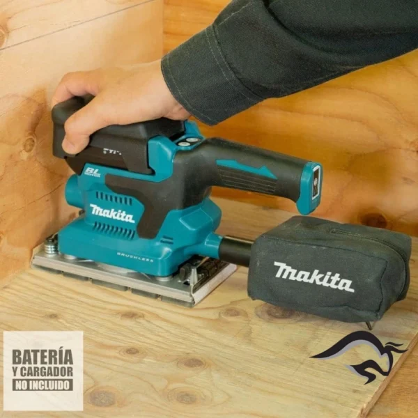 DBO380Z-3.webp Lijadora Orbital 93 x 185 mm 18V LXT BL Baretool Makita DBO380Z