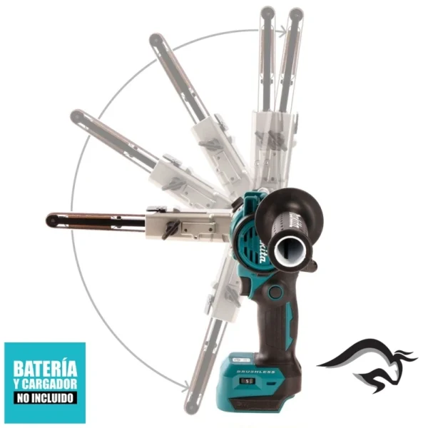 DBS180Z-3.webp Lijadora de Banda 9 x 533 mm 18V LXT BL Baretool Makita DBS180Z