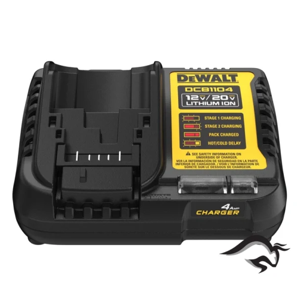 DCB1104-B2-1.webp Cargador de Batería Ion de Litio 12V / 20V Dewalt DCB1104-B2