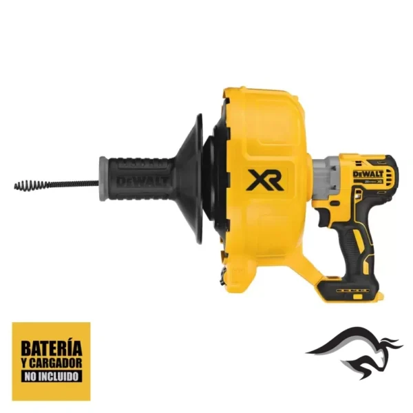 DCD200B-1.webp Destapador de tuberias 20V Xr Capacidad maxima Cable 10.6 m Baretool (Sin Bateria / Sin cargador) Dewalt DCD200B