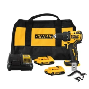 DCD708D2-B2-1.webp Taladro Atornillador 1/2" 20V XR 65Nm Atomic 2 Bat 2.0 Ah Dewalt DCD708D2-B2