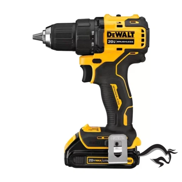 DCD708D2-B2-2.webp Taladro Atornillador 1/2" 20V XR 65Nm Atomic 2 Bat 2.0 Ah Dewalt DCD708D2-B2