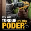DCD7781L1-B2-8.webp Taladro Percutor 1/2" 20V Brushless 65Nm 1 Bat 3.0 Ah Dewalt DCD7781L1-B2