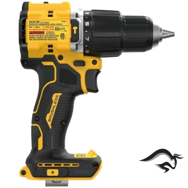 DCD799B-4.webp Taladro Percutor 1/2" 20V Atomic Brushless 70Nm Baretool Dewalt DCD799B