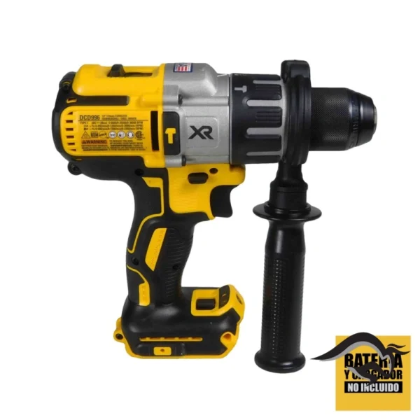 DCD996B-3.webp Taladro Percutor 1/2" 20V XR 96Nm Baretool Dewalt DCD996B