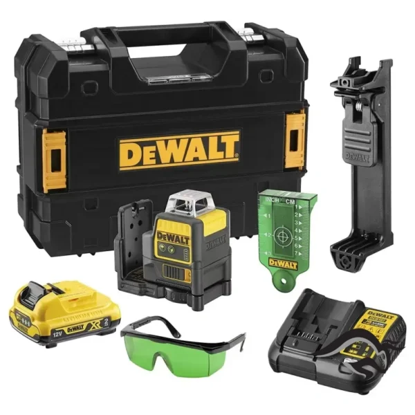 DCE0811D1G-QW-1.webp Nivel Láser 360° 12 V Luz Verde 15 Mts Dewalt DCE0811D1G-QW