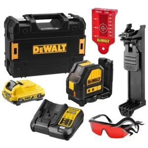 DCE088D1R-QW-1.webp Nivel Láser de Líneas Cruzadas Luz Roja 12 V 15 Mts Dewalt DCE088D1R-QW