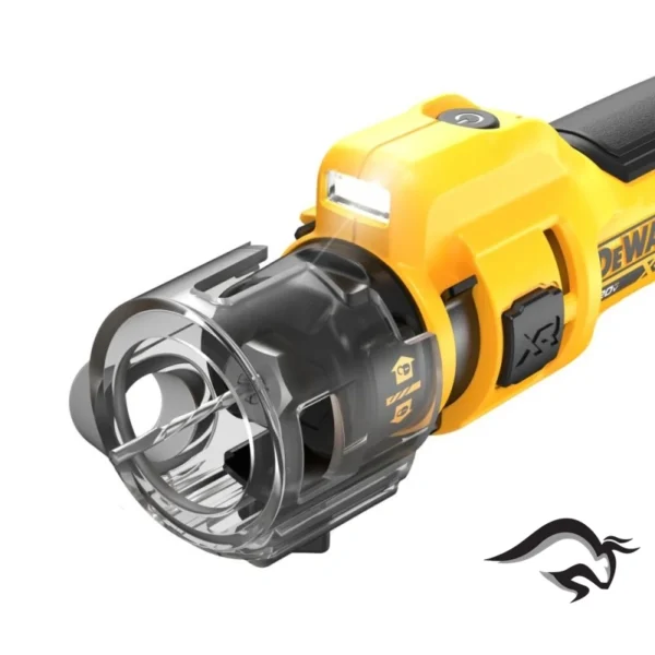 DCE555B-4.webp Cortadora de Drywall 1/8" - 1/4" 20V Brushless Baretool Dewalt DCE555B