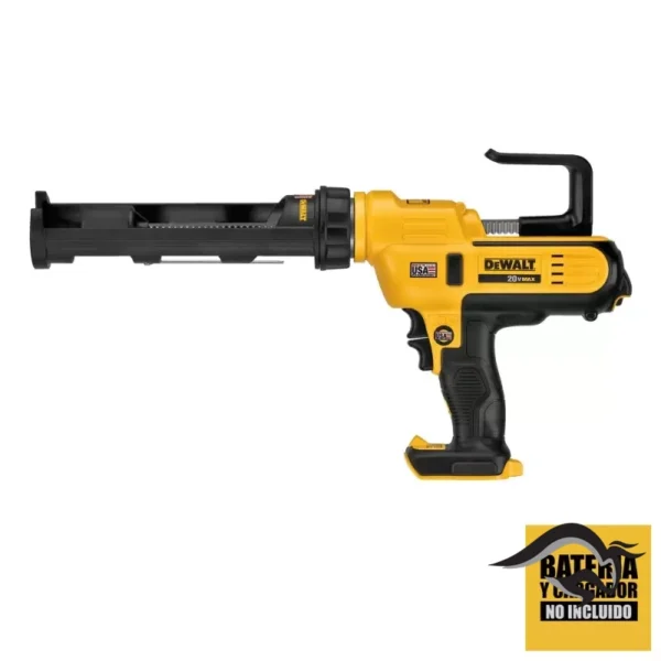 DCE560B-1.webp Pistola Selladora Calafatear 20V 10OZ / 300ml Baretool (Sin Bateria / Sin cargador) Dewalt DCE560B