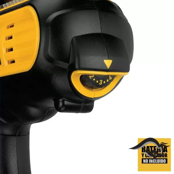 DCE560B-4.webp Pistola Selladora Calafatear 20V 10OZ / 300ml Baretool (Sin Bateria / Sin cargador) Dewalt DCE560B
