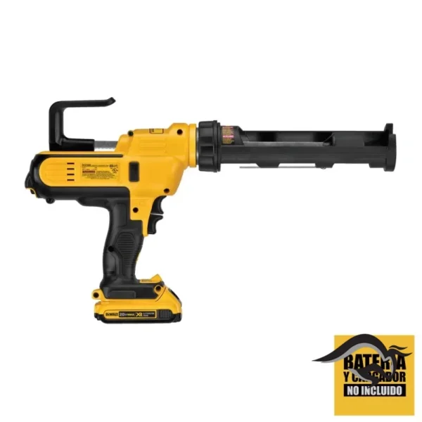DCE560B-7.webp Pistola Selladora Calafatear 20V 10OZ / 300ml Baretool (Sin Bateria / Sin cargador) Dewalt DCE560B