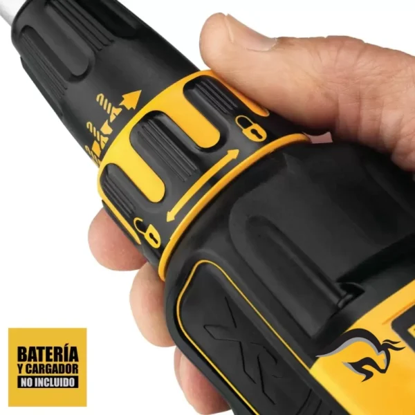 DCF620B-3.webp Atornillador para Drywall 1/4" Hex 20V XR Baretool Dewalt DCF620B