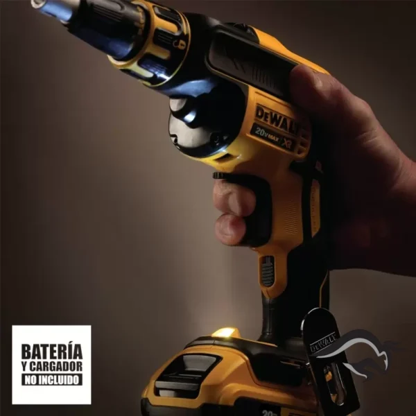 DCF620B-6.webp Atornillador para Drywall 1/4" Hex 20V XR Baretool Dewalt DCF620B