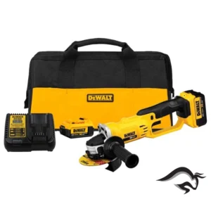 Amoladora Angular 4 1/2" 20V Max Incl 2 Bat + Carg Dewalt DCG412M2-B2