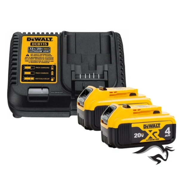 DCG412M2-B2-3.webp Amoladora Angular 4 1/2" 20V Max Incl 2 Bat + Carg Dewalt DCG412M2-B2