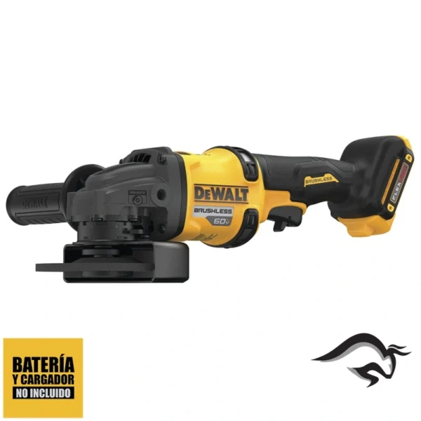 DCG418B-B2-2.webp Amoladora Angular 4 1/2" 60V XR Baterool Dewalt DCG418B-B2