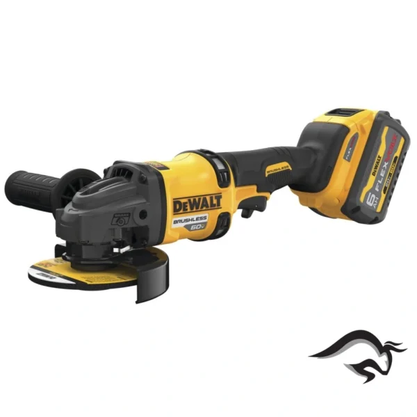 DCG418T2-B2-2.webp Amoladora Angular 5" 60V FlexVolt Brushless Incl 2 Bat + Carg Dewalt DCG418T2-B2