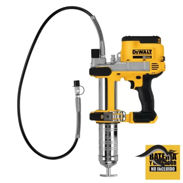 DCGG571B-2.webp Pistola Engrasadora Inalambrica 20V Max 14 oz Baretool (Sin Bateria / Sin cargador) DCGG571B