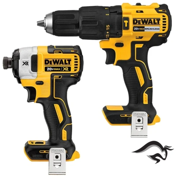 DCK223D2-B2-2.webp Taladro Percutor 1/2" + Atornillador de Impacto 1/4" 20V Brushless 2 Bat 2.0 Ah Dewalt DCK223D2-B2