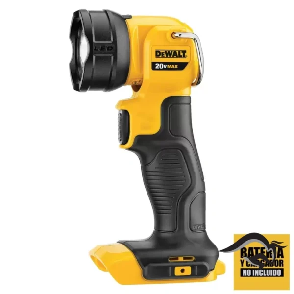 DCL040-2.webp Linterna Trabajo Led 20V MAX 165 Lm (Sin Bateria/Sin cargador) Dewalt DCL040