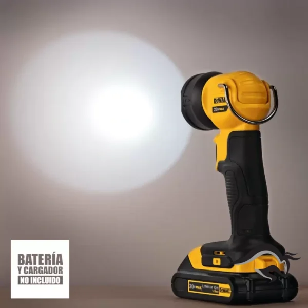 DCL040-6.webp Linterna Trabajo Led 20V MAX 165 Lm (Sin Bateria/Sin cargador) Dewalt DCL040