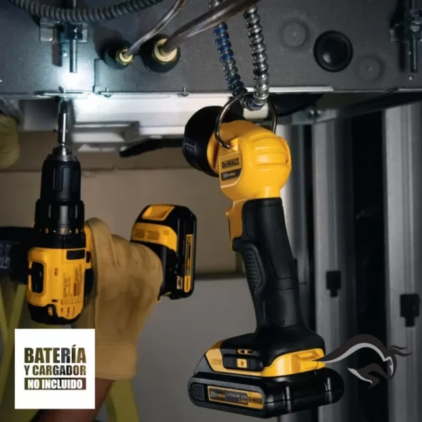 DCL040-8.webp Linterna Trabajo Led 20V MAX 165 Lm (Sin Bateria/Sin cargador) Dewalt DCL040