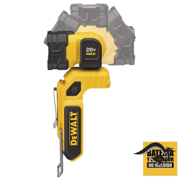 DCL044-4.webp Linterna Trabajo Led 20 V 160 Lm (Sin Bateria/Sin cargador) Dewalt DCL044