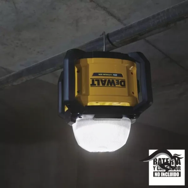 DCL074-10.webp Linterna Trabajo Led 20 V 5000 Lm (Sin Baterias/Sin cargador) Dewalt DCL074