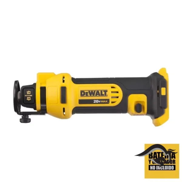 DCS551B-B3-3.webp Cortadora de Drywall 20 V 1/4" - 1/8" 2600 Rpm (Sin Baterias/Sin Cargador) Dewalt DCS551B-B3