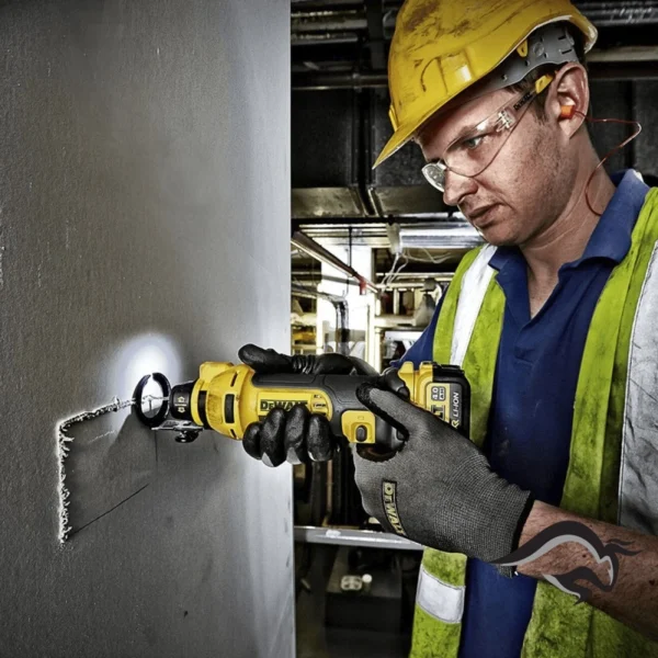 DCS551B-B3-6.webp Cortadora de Drywall 20 V 1/4" - 1/8" 2600 Rpm (Sin Baterias/Sin Cargador) Dewalt DCS551B-B3