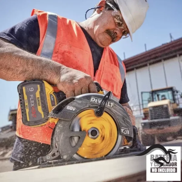 Sierra Circular 7 1/4" 60V Xr FlexVolt (Sin Baterias / Sin Cargador) Dewalt DCS578B-B3