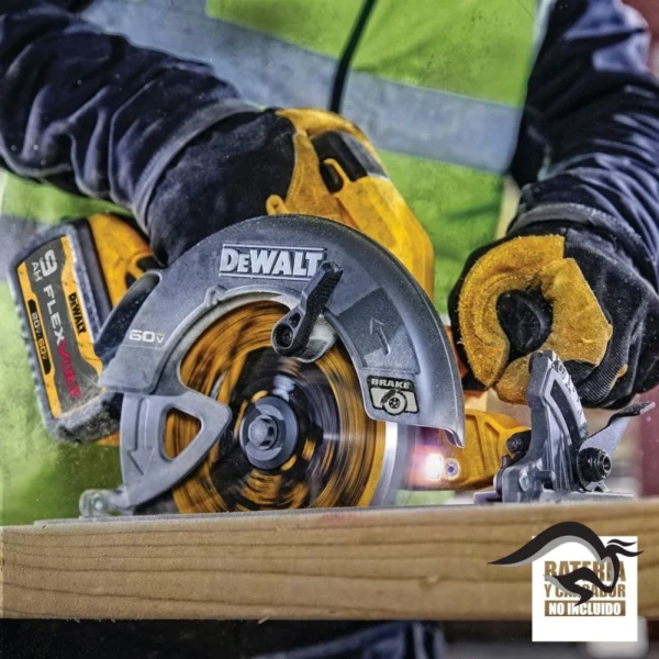 Sierra Circular 7 1/4" 60V Xr FlexVolt (Sin Baterias / Sin Cargador) Dewalt DCS578B-B3