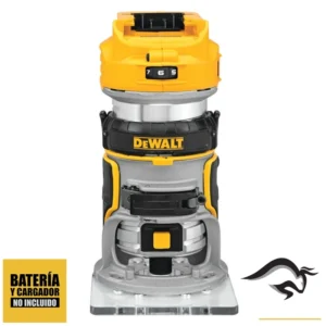 Ruteadora Fresadora 1/4" 20V Xr Baretool (Sin Baterias ni Cargador) Dewalt DCW600B