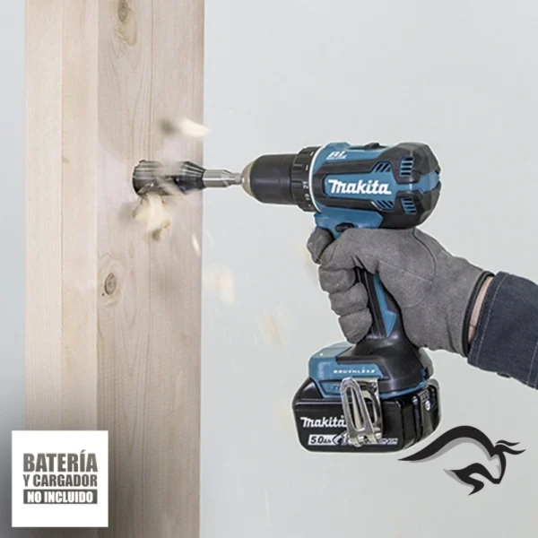 DDF485Z-2.webp Taladro Atornillador 1/2'' 18V LXT BL 50Nm Baretool Makita DDF485Z