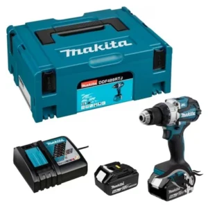 DDF489RTJ-1.webp Taladro Atornillador 1/2" 18V BL Incl 2 Bat + Carg Makita DDF489RTJ