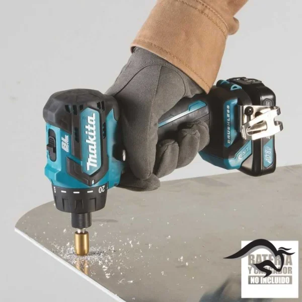 DF032DZ-3.webp Atornillador de Impacto 1/4" Hex 12V CXT BL 32 Nm Baretool Makita DF032DZ