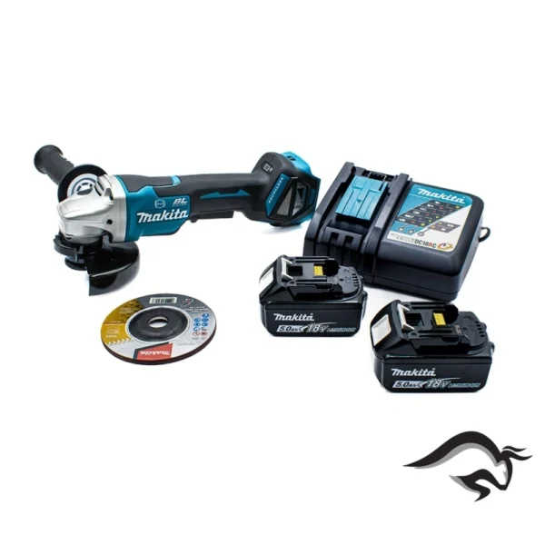 DGA458RTE-2.webp Amoladora Angular 4 1/2" 18V BL 1 Bat y Carg Makita DGA458RTE
