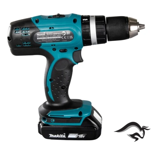 DHP453X10-2.webp Taladro Percutor 1/2" 18V LXT 38Nm 1 Bat 1.5 Ah Makita DHP453X10