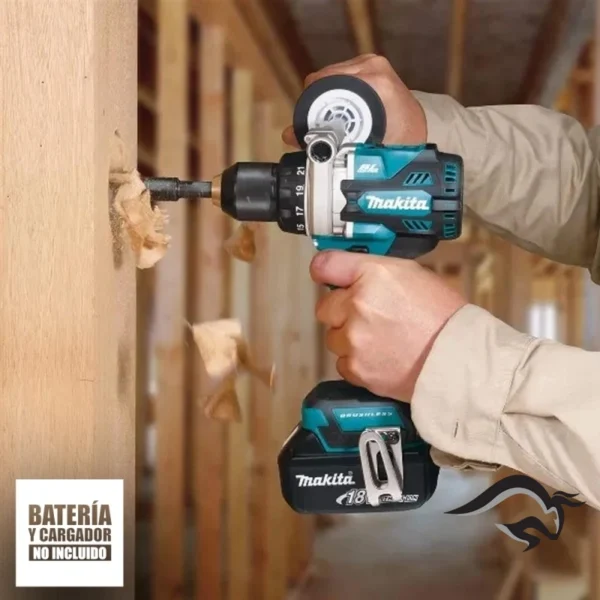 DHP486Z-2.webp Taladro Percutor 1/2" 18V LXT BL 125Nm Baretool Makita DHP486Z
